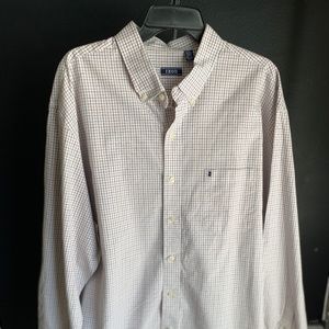 IZOD Mens Designer Long Sleeve Shirt